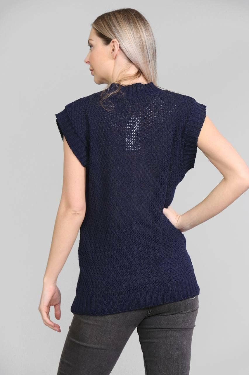 Sleeveless Button Cardigan - Image 10