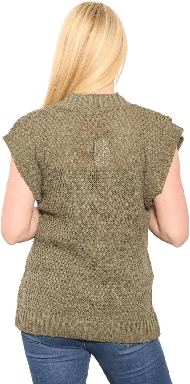 Sleeveless Button Cardigan - Image 9