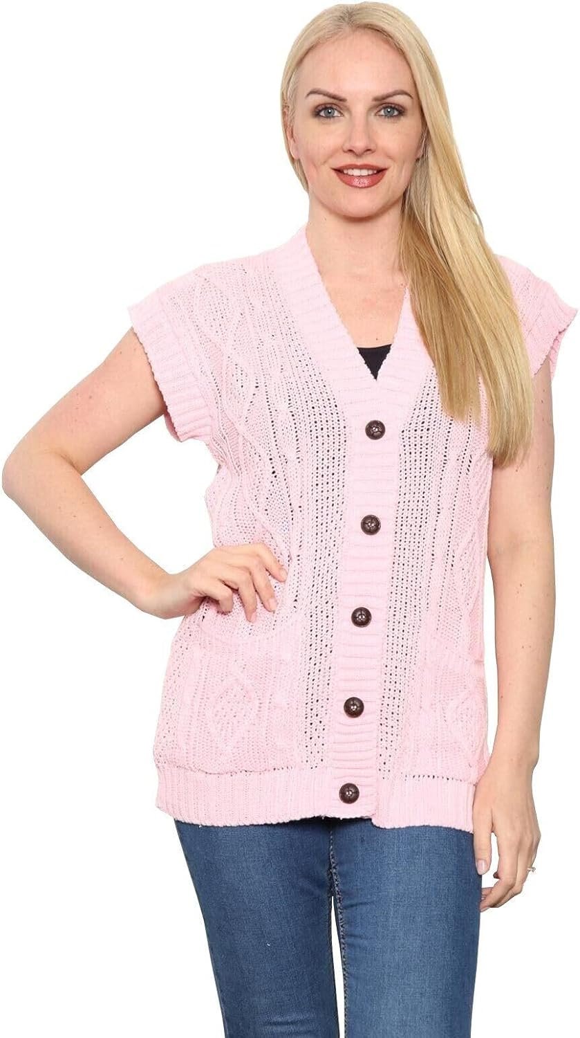 Sleeveless Button Cardigan - Image 12
